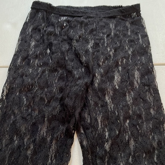 BLACK LACE footless tight NWOT
Sized at large please see Measurments - Picture 2 of 7